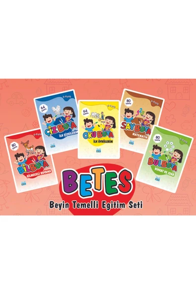 Betes - Beyin Temelli Eğitim Seti 5-6 Yaş (5 Kitap Set) ürün görseli 1