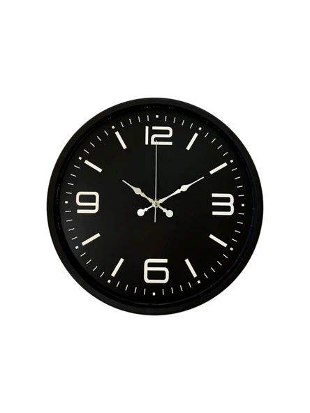 36 Cm Siyah Dekoratif Duvar Saati - Resim 4