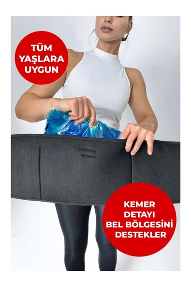 TUMKE Regl Özel Gün Adet Kemeri Karın Bel Ağrı Giderici Kesici Korse Soğuk Sıcak Tutucu Su Torbası ürün görseli 1