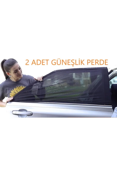 TUMKE 2 Adet Araba Yan Cam Güneşlik Perde Araç Arka Yan Cam Perdesi ürün görseli 1