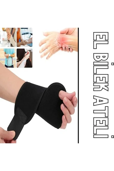 TUMKE Medikal Ortopedik El Bilek Sabitleme Bandajı Ateli Statik El Bilek Splinti ürün görseli 1