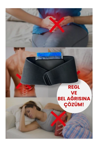 TUMKE Özel Gün Adet Karın Giderici Termo Jelli Sıcak Soğuk Tutucu Isıtma Korsesi ürün görseli 1