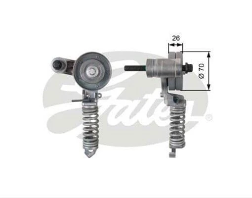 Opel / Corsa E 1,4 V Kayış Gergi Kütüğü Komple Gates Marka ürün görseli 1