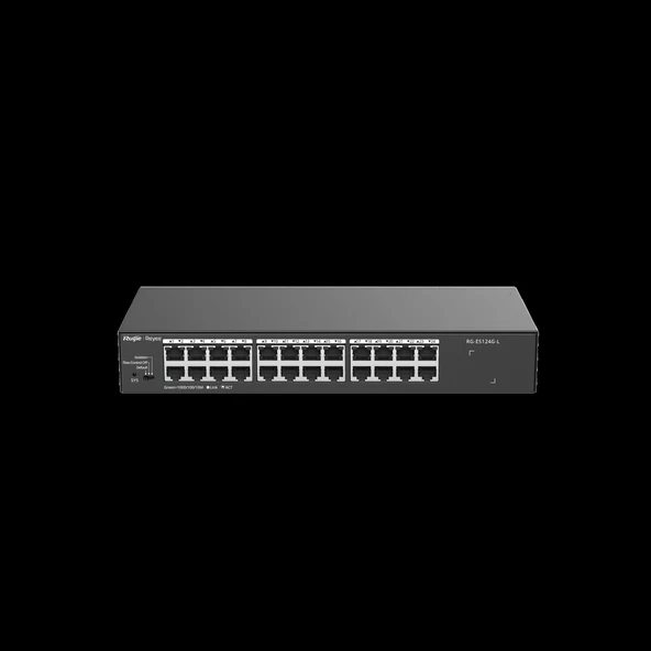 Ruijie Reyee RG-ES124G-L 24 Port 10/100/1000 Mbps Gigabit Switch ürün görseli 1