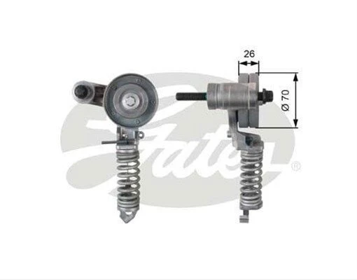 Opel / Astra J 1,4 Turbo V Kayış Gergi Kütüğü Komple Gates Marka ürün görseli 1