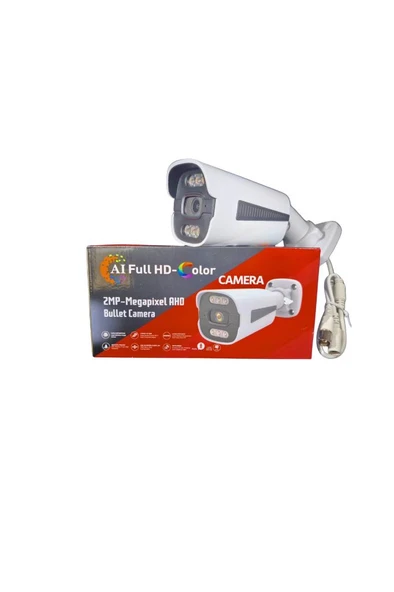 AX-BW124S 2Mp 2.8mm Full Color Mikrofonlu Bullet Ahd Kamera ürün görseli 1