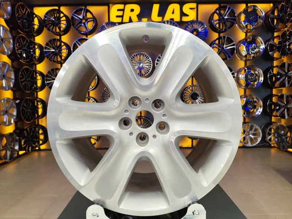 4 Adet JAGUAR ORIJINAL 8.5*18 5*108 ET49 63.4 SILVER JANT REVİZE EDİLMİŞ (Takım) ürün görseli 1