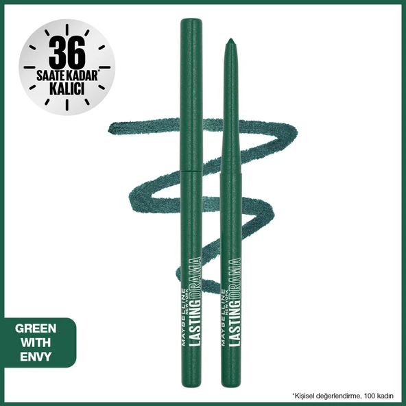 Maybelline New York Lasting Drama Automatic Liner Göz Kalemi - Green With Envy ürün görseli 1