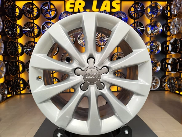 4 Adet AUDİ ORIJINAL 8*17 5*112 ET39 57.1 SILVER JANT REVİZE EDİLMİŞ (Takım) ürün görseli 1