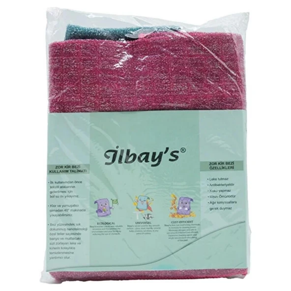 Ilbay's Mikrofiber Zor Kir Bezi 2'li - Resim 2