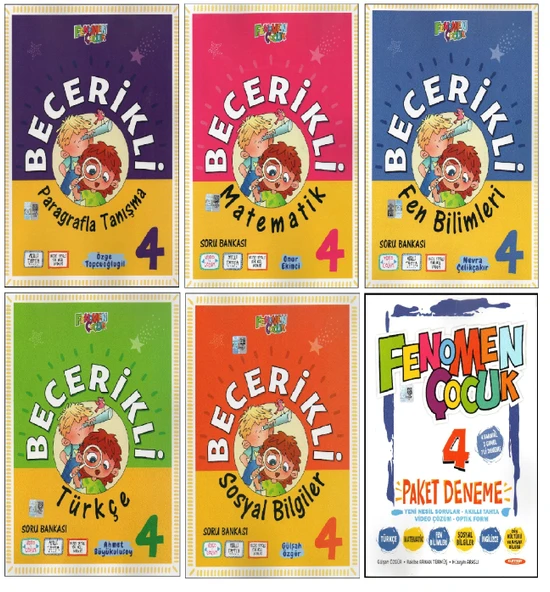 Fenomen 4.Sınıf Becerikli Set Soru Bankası+Paket Deneme ürün görseli 1