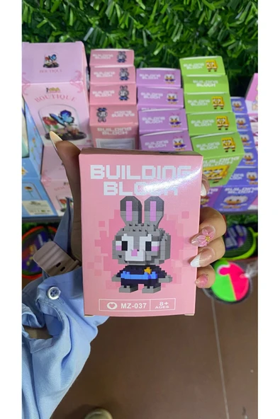 Mevsimsiz Çiçek sevimli karakter bricks lego yapımı ürün görseli 1