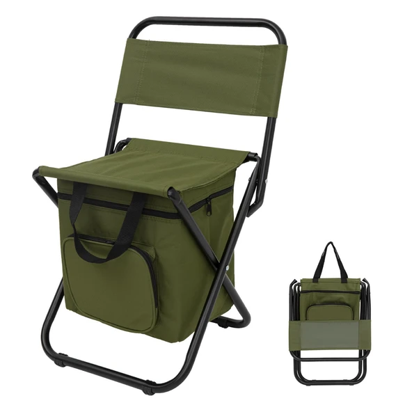Fundango IceGuard Soğutucu Çantalı Sırt Destekli Katlanır Tabure Green ürün görseli 1