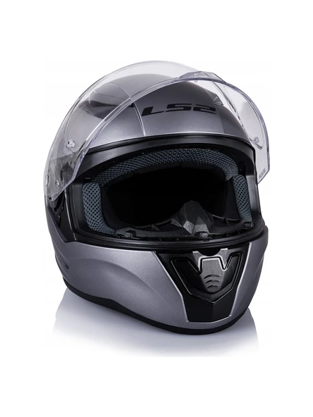 LS2 Rapıd 2 Mat Tıtanıum Full Face Motosiklet Kaskı - Resim 3