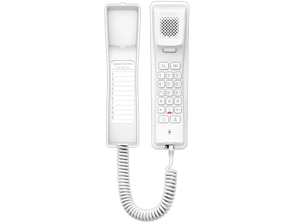 Fanvil H2U Duvar Tipi Hotel Ip Telefon (Beyaz) ürün görseli 1
