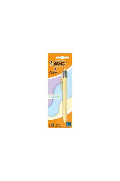 Bic 4 Colours Pastel | tükenmez - Resim 2