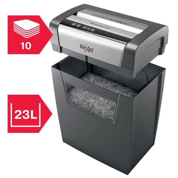 Rexel X410 Evrak İmha Makinesi Momentum / 2104571EU ürün görseli 1