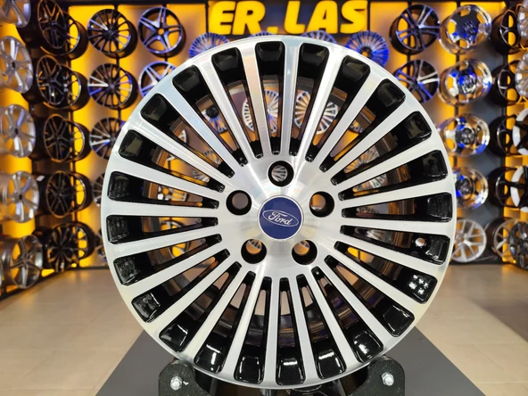 4 Adet FORD ORIJINAL 7*16 5*108 ET52 63.4 BLACK MACK JANT REVİZE EDİLMİŞ (Takım) ürün görseli 1