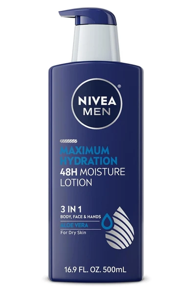 Nivea Men Maximum Hydration Nemlendirici Vücut Losyonu 500ML ürün görseli 1