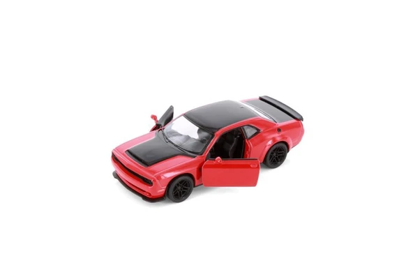 Kinsmart 2023 Dodge Challenger SRT Demon 170 Kırmızı 1/40 Model Araba ürün görseli 1