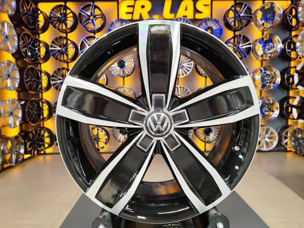 4 Adet VOLKSWAGEN ORIJINAL 7.5*17 5*112 ET40 57.1 BLACK MACK JANT REVİZE EDİLMİŞ (Takım) ürün görseli 1