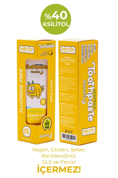 SET 3'LÜ Muz Diş Macun 50 gr - Resim 3