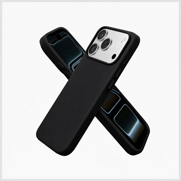 iPhone 17 Pro Uyumlu Kılıf Renkli Lansman İçi Kadife Yumuşak Kamera Yükseltili Silikon ürün görseli 1