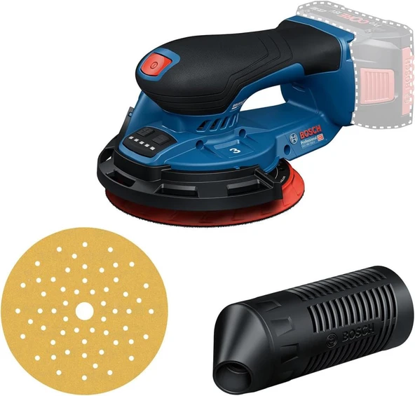 Bosch Professional GEX 18V-150-3 Akülü Eksantrik Zımpara Makinesi (Solo-Aküsüz) 0601372904 ürün görseli 1