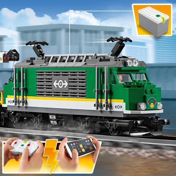 Lego® City Kargo Treni 60198 - Resim 6