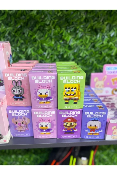 Mevsimsiz Çiçek angel stitch figürlü sevimli lego - Resim 2