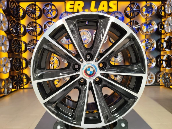 4 Adet BMW ORIJINAL 7.5*17 5*120 ET30 72.6 BLACK MACK JANT REVİZE EDİLMİŞ (Takım) ürün görseli 1