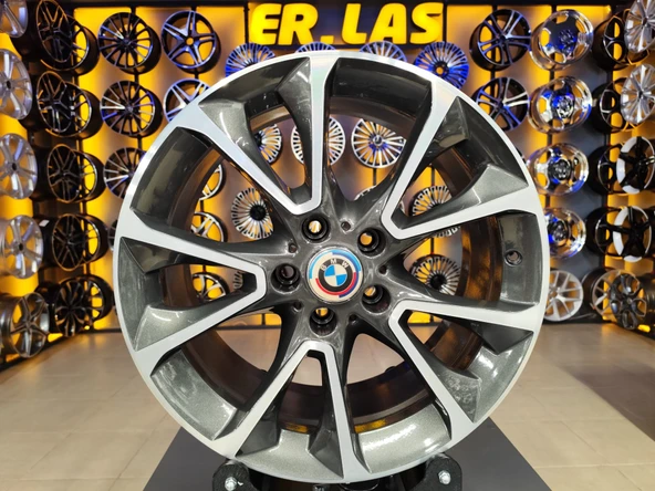 4 Adet BMW ORIJINAL 8-9*19 5*120 ET45 72.6 GUN MACK JANT REVİZE EDİLMİŞ (Takım) ürün görseli 1