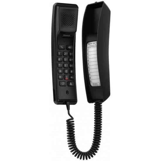 Fanvil H2U Duvar Tipi Hotel Ip Telefon (Siyah) ürün görseli 1