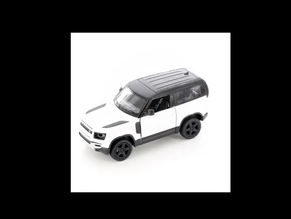 Kinsmart Land Rover Defender 90 Beyaz 1/36 Model Araba ürün görseli 1