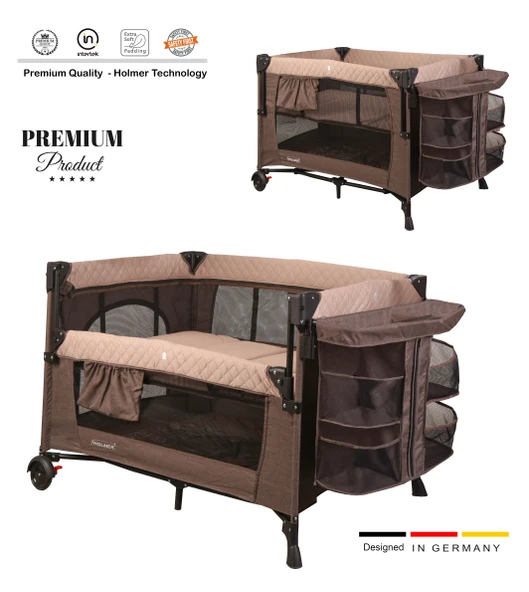 Holmer Coolstyle (anne Yanı/park Yatak) Multi Pro Oyun Parkı/anne Yanı/beşik Bej ürün görseli 1
