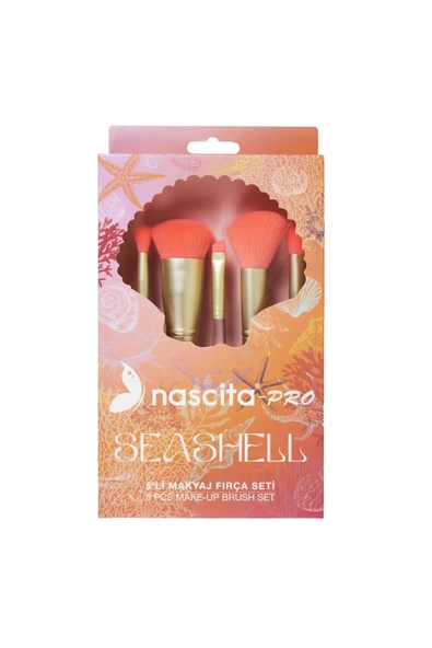 Nascita Pro Seashell 5li Makyaj Fırça Seti - Resim 2