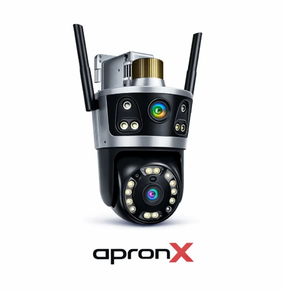 Apronx Apx-wpg262 6mp 3.6mm Çift Kamera 21 Led Wifi Ptz Kamera ürün görseli 1