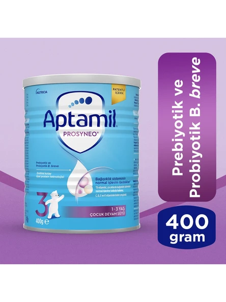 Aptamil Prosyneo 3 Prebiyotikli Probiyotikli Devam Sütü 400 Gr ürün görseli 1