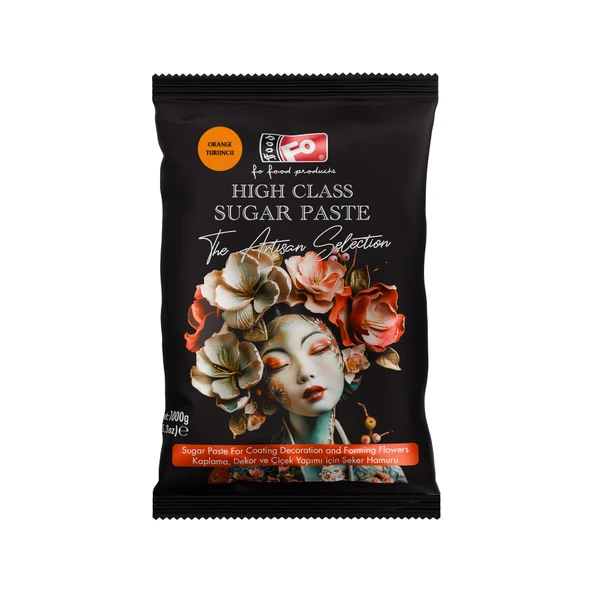 Turuncu High Class Kaplama, Dekor ve Çiçek Yapımı için Şeker Hamuru 1 kg ürün görseli 1