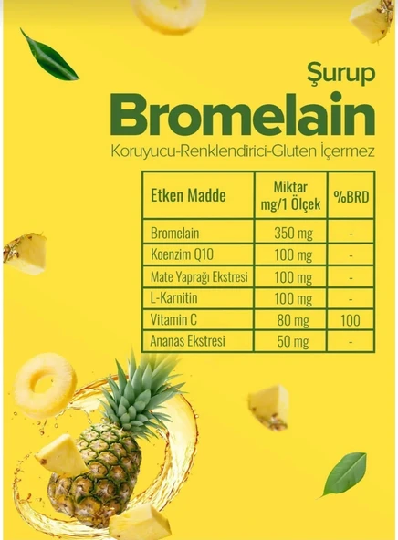 Zühre Ana Ananas Bromelain - Resim 3