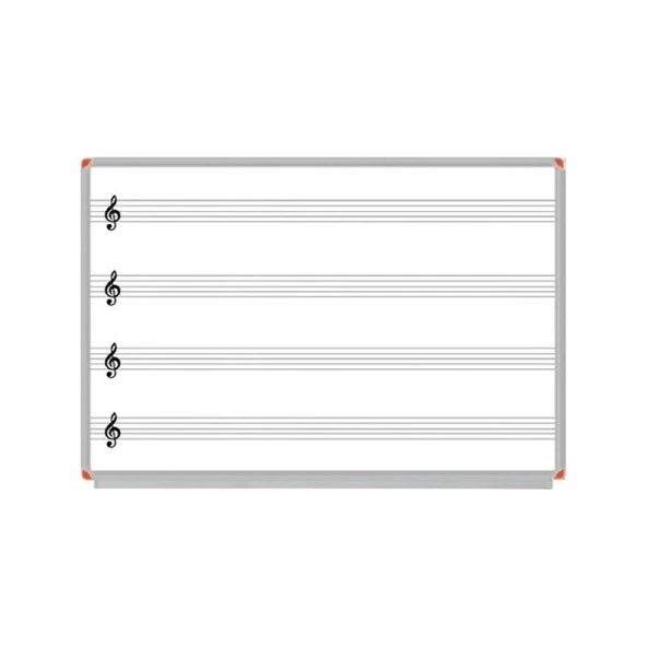 Müzik Çizgili Yazı Tahtası 120x240cm ürün görseli 1