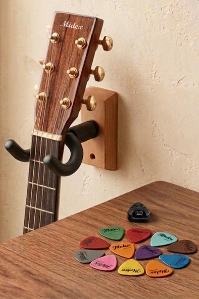 Lastvoice GDS-555S-PAK Ahşap Gitar Duvar Standı Askısı Aksesuar Seti ürün görseli 1
