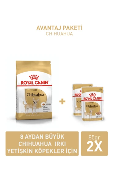 Chihuahua Adult 1,5 Kg + Chihuahua Gravy x 2 Adet ürün görseli 1