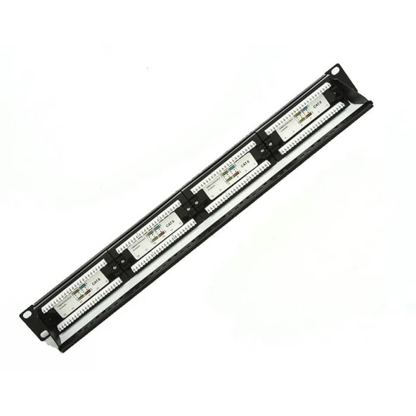 24 Port Cat6 Utp Patch Panel Dolu - Resim 4
