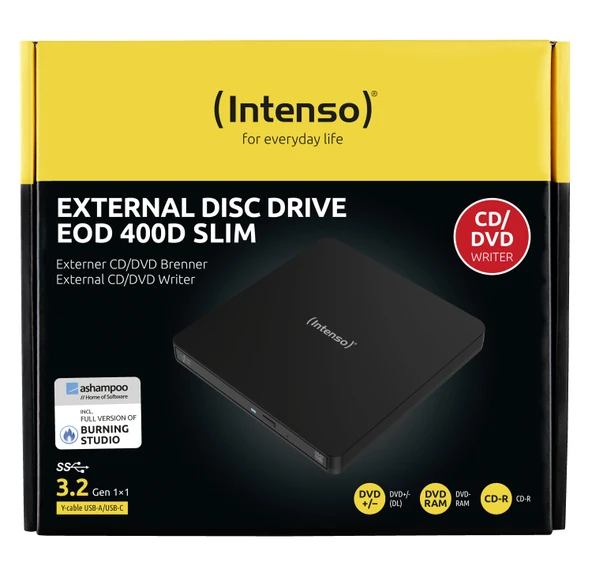 INTENSO 5401400 CD/DVD WRITER EOD 400D - Resim 6