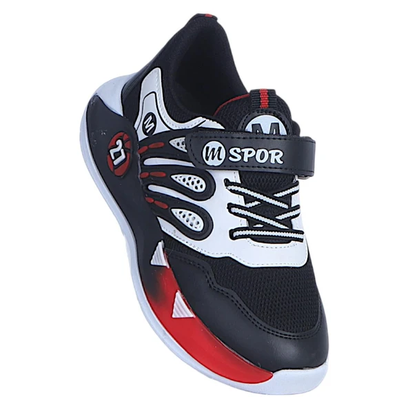 M Spor 4002 Siyah Erkek Çocuk Sneaker Ayakkabı ürün görseli 1
