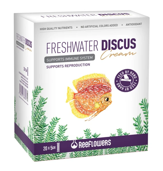 ReeFlowers Freshwater Discus Cream Balık Yemi 20x5gr ürün görseli 1