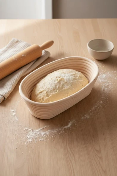 Bambum Puder - Ekmek Mayalama Sepeti Oval 24 Cm ürün görseli 1