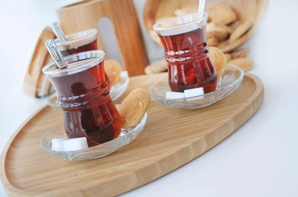 Bambum Macchiato - Üçgen Tepsi - Resim 4