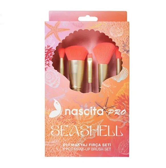 Nascita Pro Seashell 5li Makyaj Fırça Seti ürün görseli 1